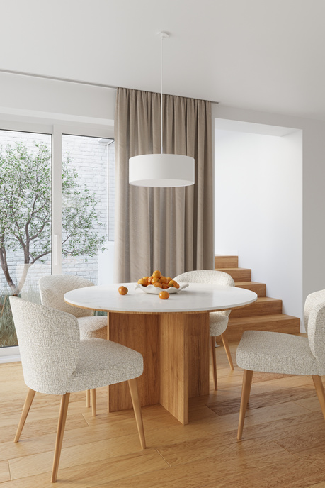 Candelabru ROLLO 45 alb + 3x bec LED E27 4000K rece 7.5W 650lm