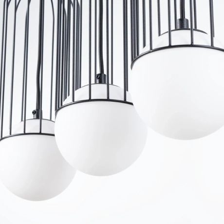 Lampă suspendată BRINA 3L negru