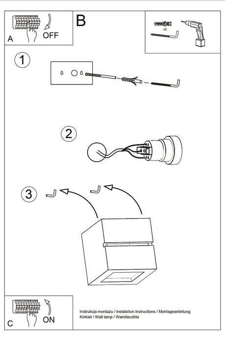 Lampă de perete ceramică LEO LINE alb + 1x bec LED E27 4000K rece 7.5W 650lm