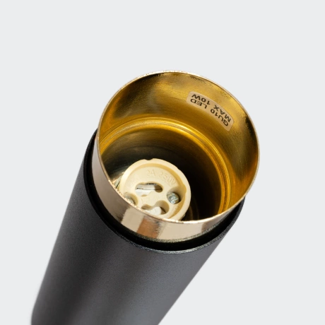 Plafonieră NERO 12,5 negru/gold