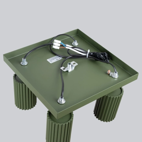 Plafonieră KARBON 4 verde măsliniu