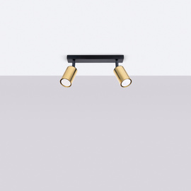 Plafonieră WINX 2 negru/galben