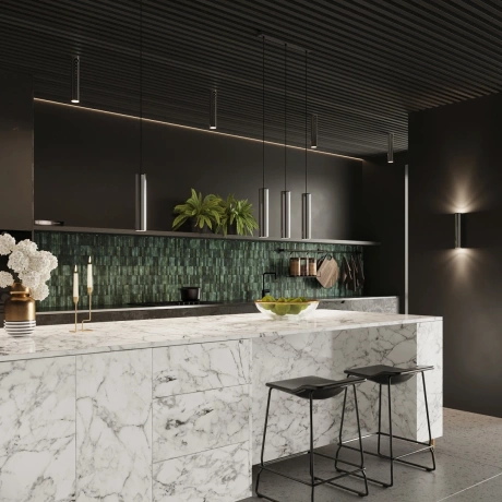 Lampă suspendată LAGOS 1 crom