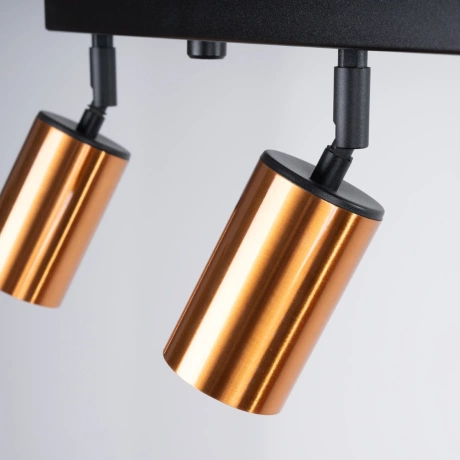 Plafonieră WINX 4L negru/cooper