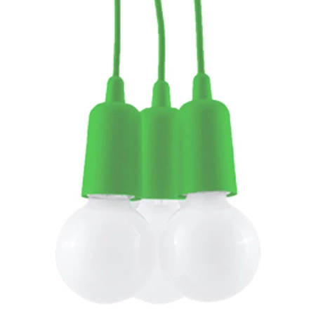Lampă suspendată DIEGO 3 verde
