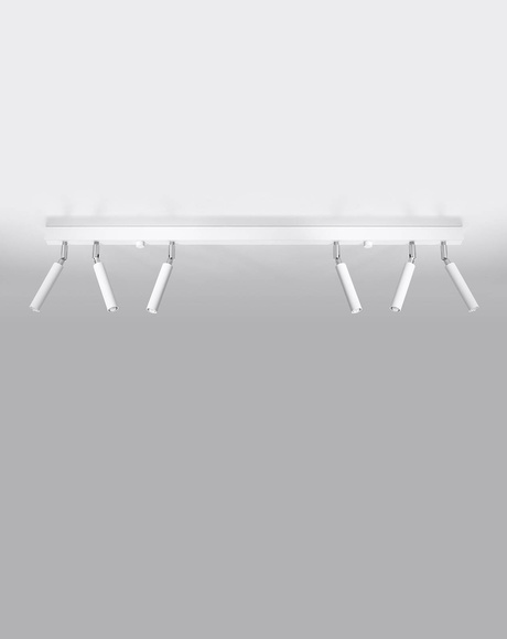 Plafonieră EYETECH 6 alb + 6x bec LED G9 3000K cald 4.5W 510lm