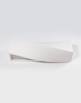 Aplică ceramică SIGMA alb + 1x bec LED E27 3000K cald 7.5W 620lm