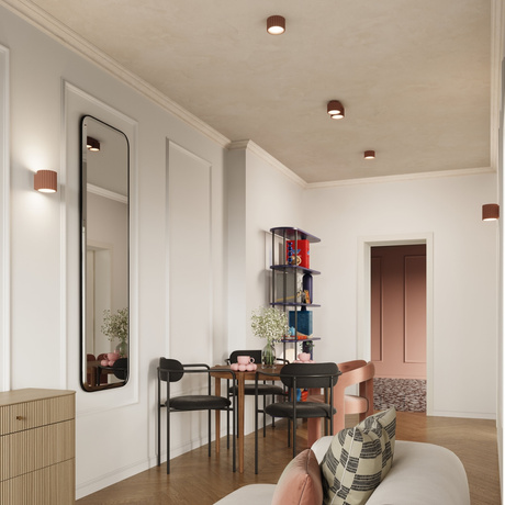 Plafonieră AURA 2 mocha Gx53