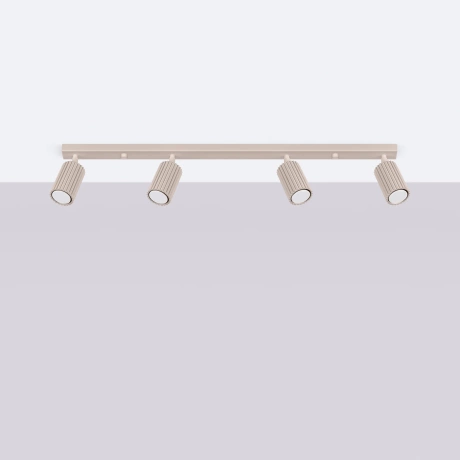 Plafonieră KARBON 4L taupe