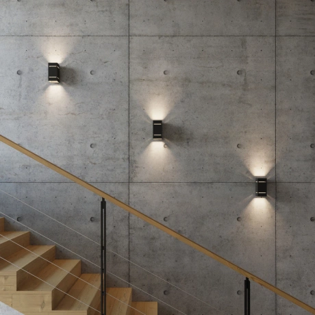 Lampă de perete BLOCCO negru