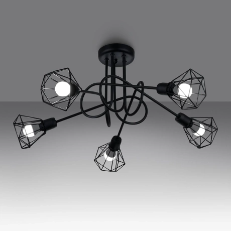 Candelabru ARTEMIS 5S negru