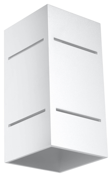 BLOCCO lampă de perete alb + 1x bec LED G9 3000K Warm 4.5W 510lm