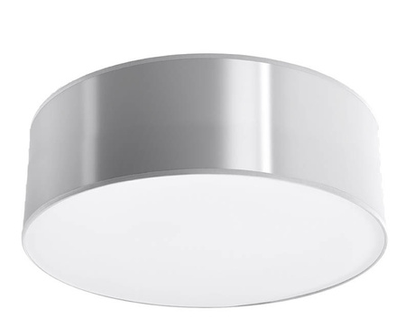 Plafonieră ARENA 25 GREY + 1x bec LED E27 4000K Cold 7.5W 650lm