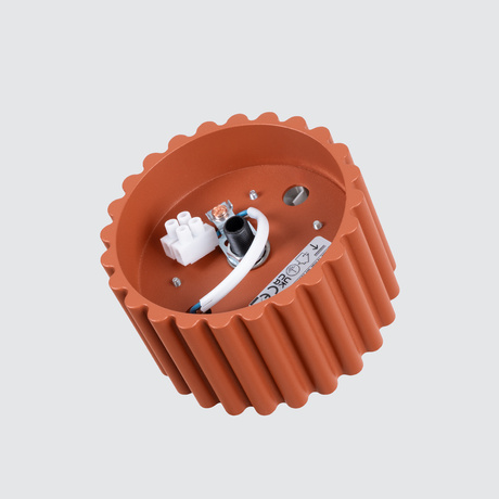 Plafonieră AURA 1 roșu ochra Gx53