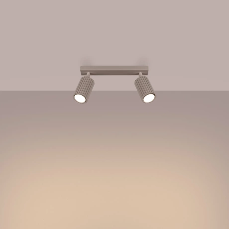 Plafonieră KARBON 2 taupe