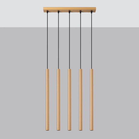 Lampă suspendată PASTELO 5L aur