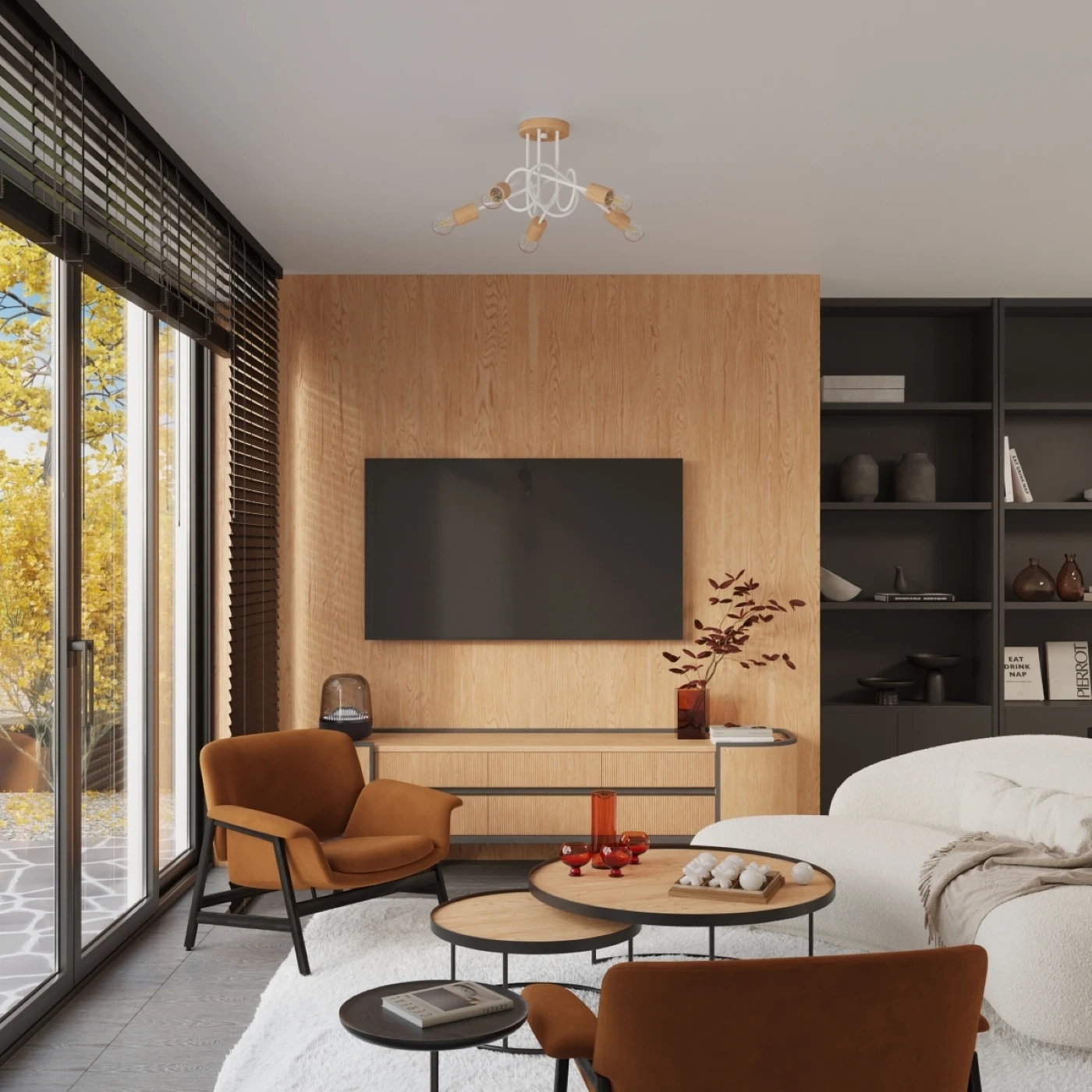 Candelabru EMBER 5 alb