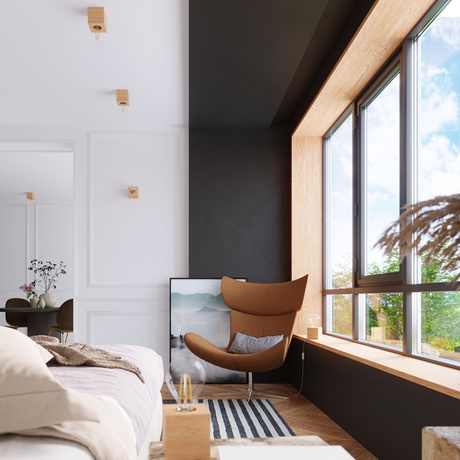 Plafonieră ARIZ lemn natural + 1x bec LED E27 3000K cald 7.5W 620lm