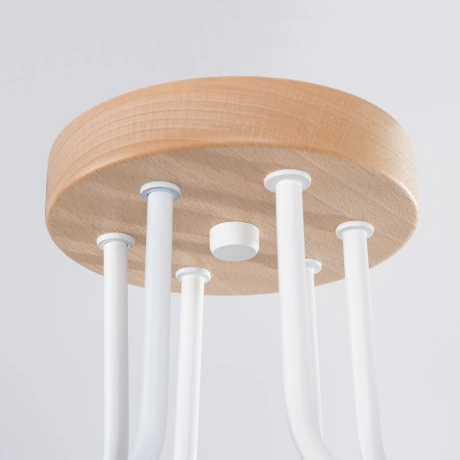 Candelabru TIMBO 6 alb