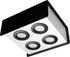 Plafond STEREO 4 alb/negru