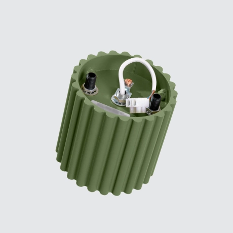 Plafonieră AURA 1 verde măslin GU10