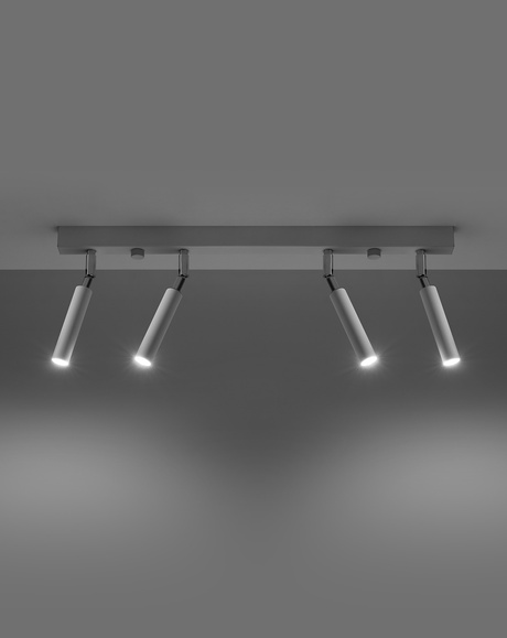 Plafonieră EYETECH 4 alb + 4x bec LED G9 4000K rece 4.5W 530lm