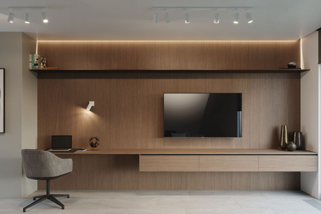 Lampă de perete RING Alb + 1x bec LED GU-10 4000K Rece 7W 630lm