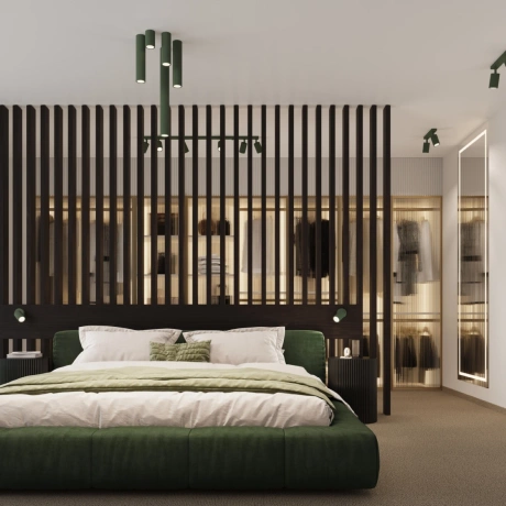 Lampă de perete KARBON verde măsliniu cu întrerupător