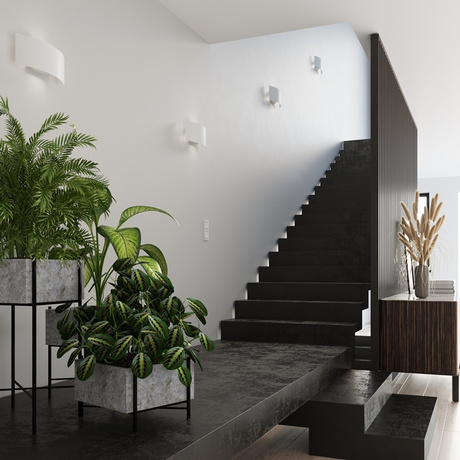 Lampă de perete MAGNUS alb + 2x bec LED G9 4000K rece 4,5W 530lm