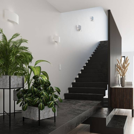 Lampă de perete MAGNUS alb + 2x bec LED G9 3000K cald 4.5W 510lm