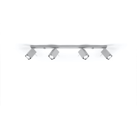 Plafonieră MERIDA 4L gri