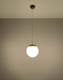 Lampă suspendată UGO 20 Gold + 1x bec LED E27 3000K Warm 7,5W 620lm
