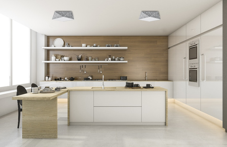 Plafonieră HEXA 45 CEKIN + 3 becuri LED E27 4000K Cold 7.5W 650lm