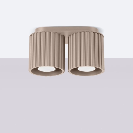 Plafonieră AURA 2 taupe GU10