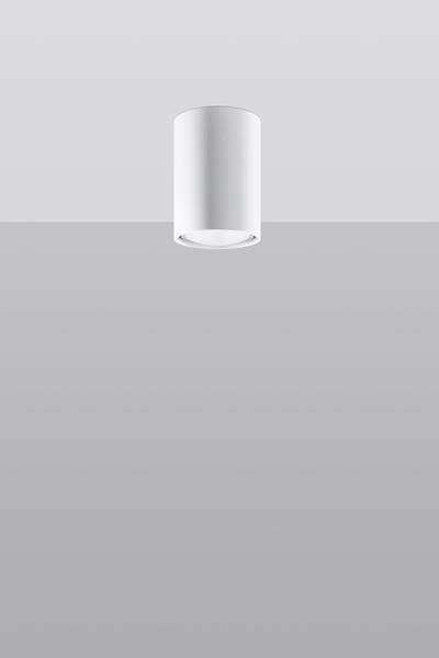 Lampă de plafon LAGOS 10 alb +1x Bec LED GU-10 4000K rece 7W 630lm