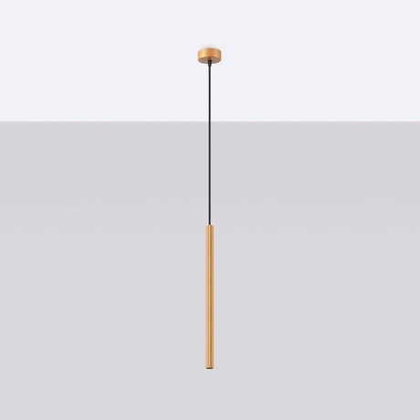 ARCHE 1 lampă suspendată aurie + 1x bec LED G9 3000K cald 4.5W 450lm