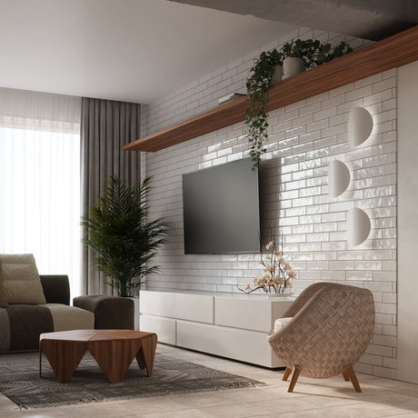 Lampă de perete SENSES alb + 2x bec LED G9 3000K cald 4.5W 510lm