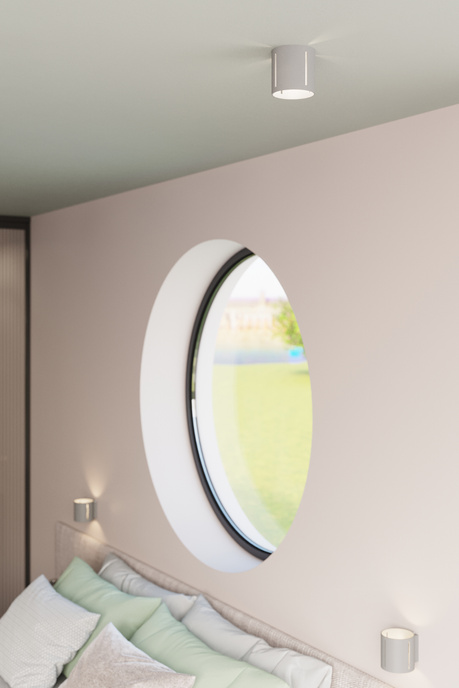 Plafonieră INEZ gri + 1x bec LED G9 3000K cald 4.5W 510lm