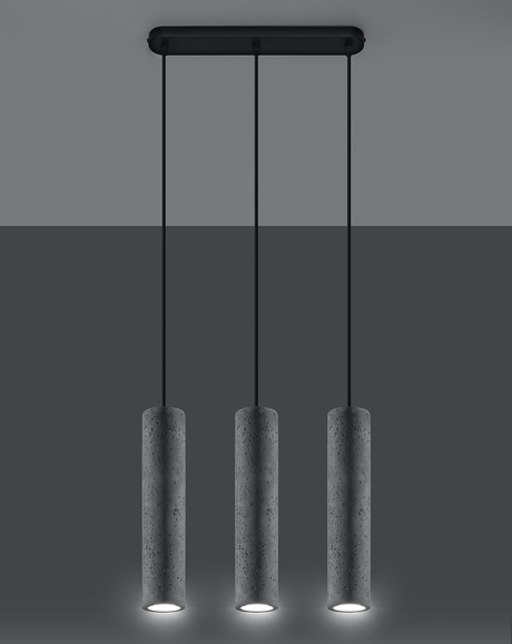 Lampă suspendată LUVO 3 + 3x GU-10 3000K Warm 7W 620lm Bec LED