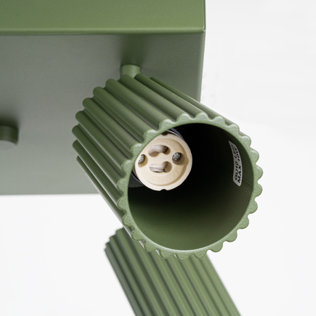 Plafonieră KARBON 4 verde măsliniu