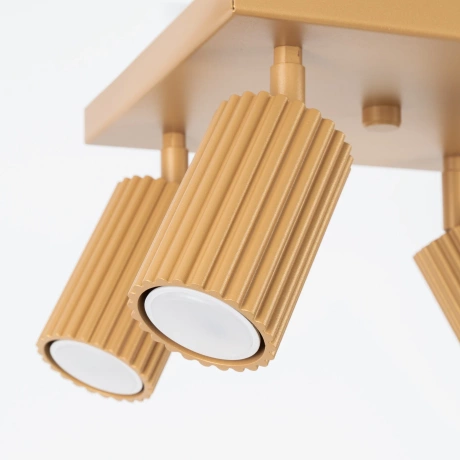 Plafonieră KARBON 4 auriu