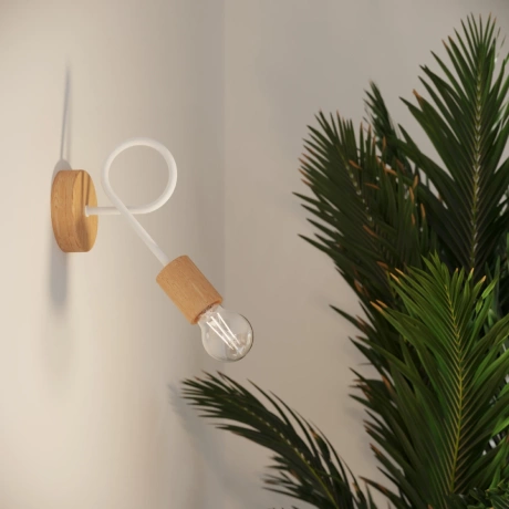 Candelabru EMBER 3 alb