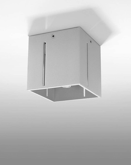 Plafonieră PIXAR gri + 1x bec LED G9 3000K cald 4.5W 510lm