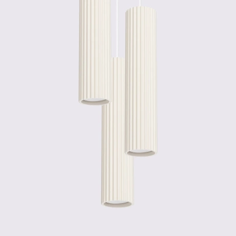 Lampă suspendată KARBON 3P bej