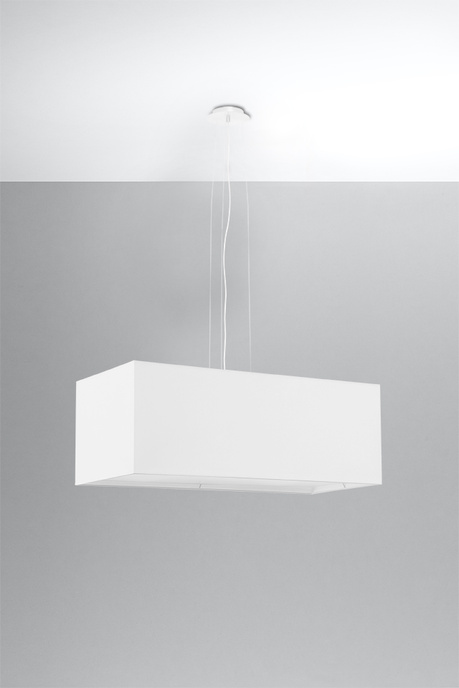 Candelabru SANTA BIS 80 alb + 3x bec LED E27 4000K rece 7.5W 650lm