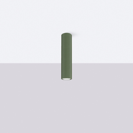 Plafonieră KARBON 30 verde măsliniu