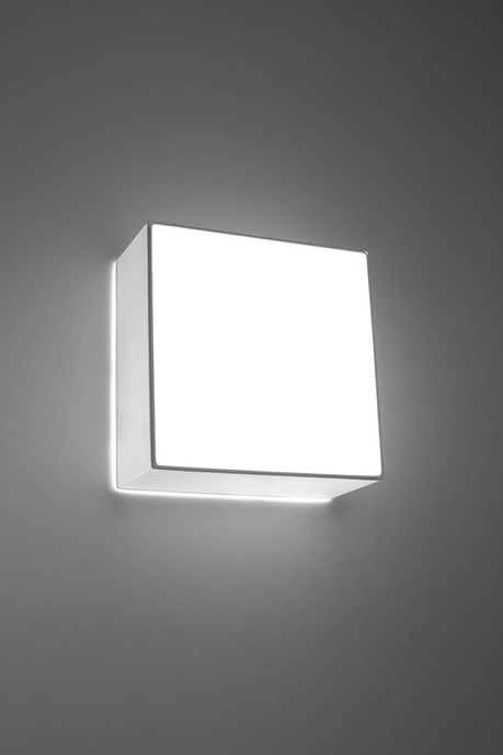 Plafonieră HORUS 25 WHITE + 1x bec LED E27 4000K Cold 7.5W 650lm