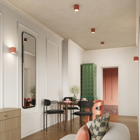 Lampă de perete AURA peach G9