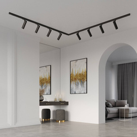 Plafonieră, 8 puncte, sistem de șine trifazat, DIREZIONE