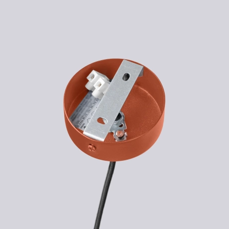 Candelabru HALO 6 roșu ochra